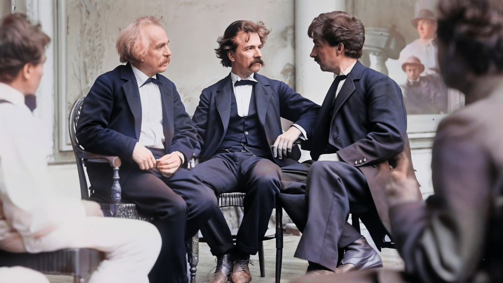 Mark Twain at social gatherings, charming the crowd with his wit and storytelling prowess. Budhiraja Official Podcast