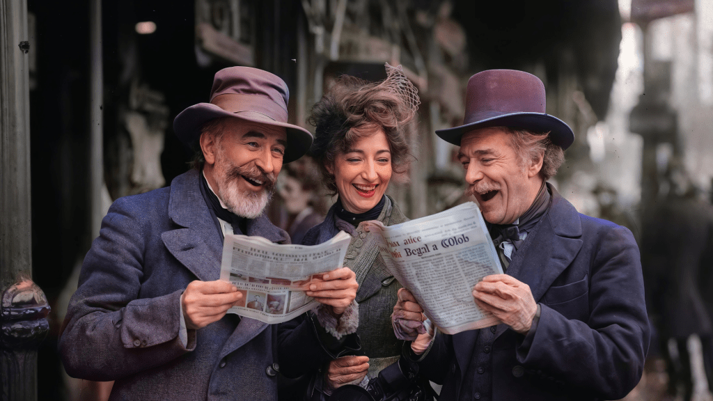 Readers immersed in Mark Twain's published works, sharing smiles and laughter over his timeless stories. Budhiraja Official Podcast